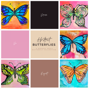 Abstract Butterflies Collection promotional materials 
