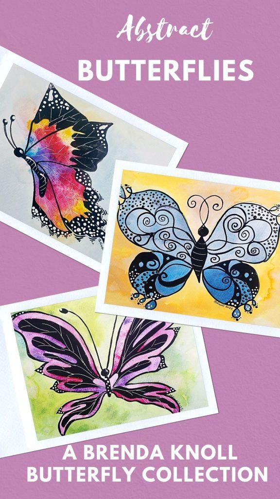 Butterfly paintings